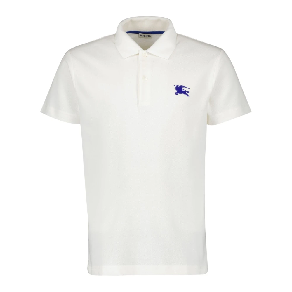 Burberry Klassisk Polo Tröja Vår-Sommar 2024 White, Herr