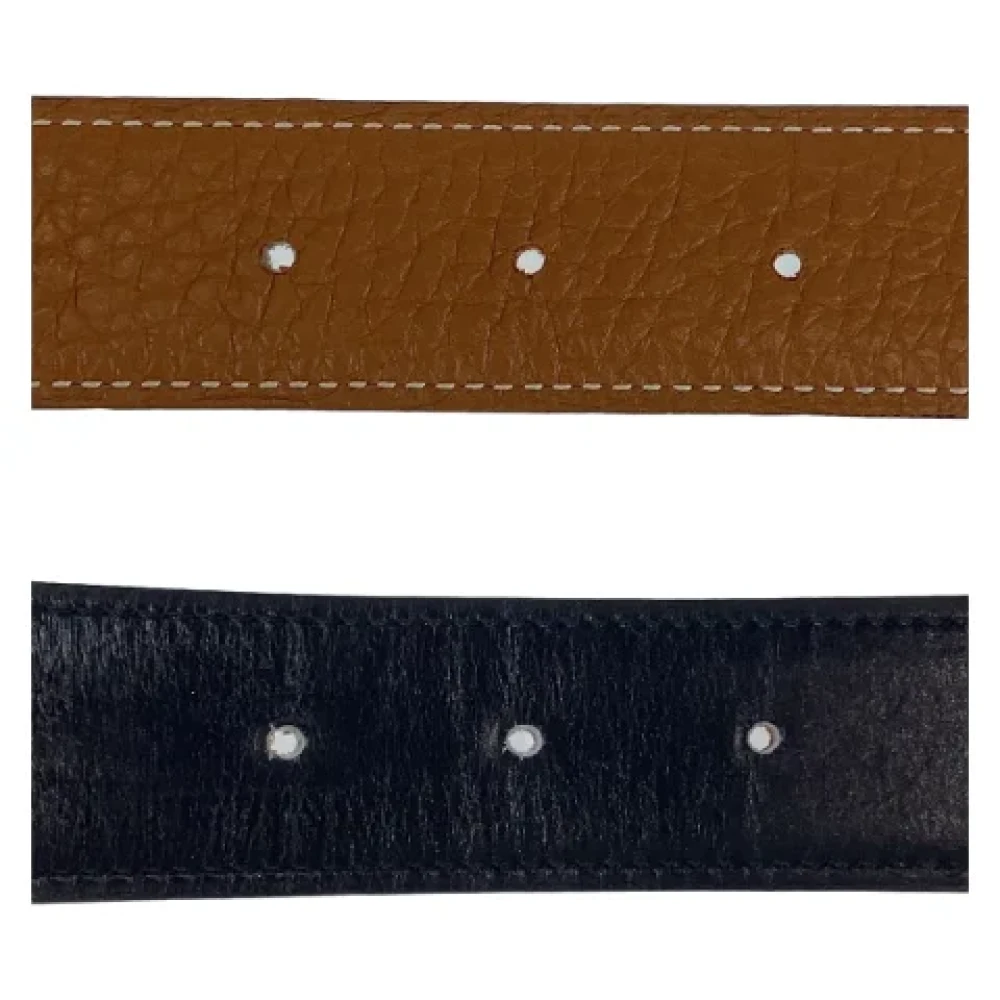 Hermès Vintage Pre-owned Leather belts Brown Heren