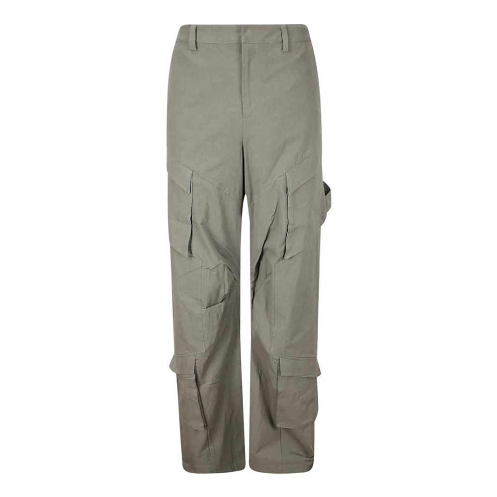 Heliot Emil Cargo Katoenen Broek met Grote Zakken Green Heren
