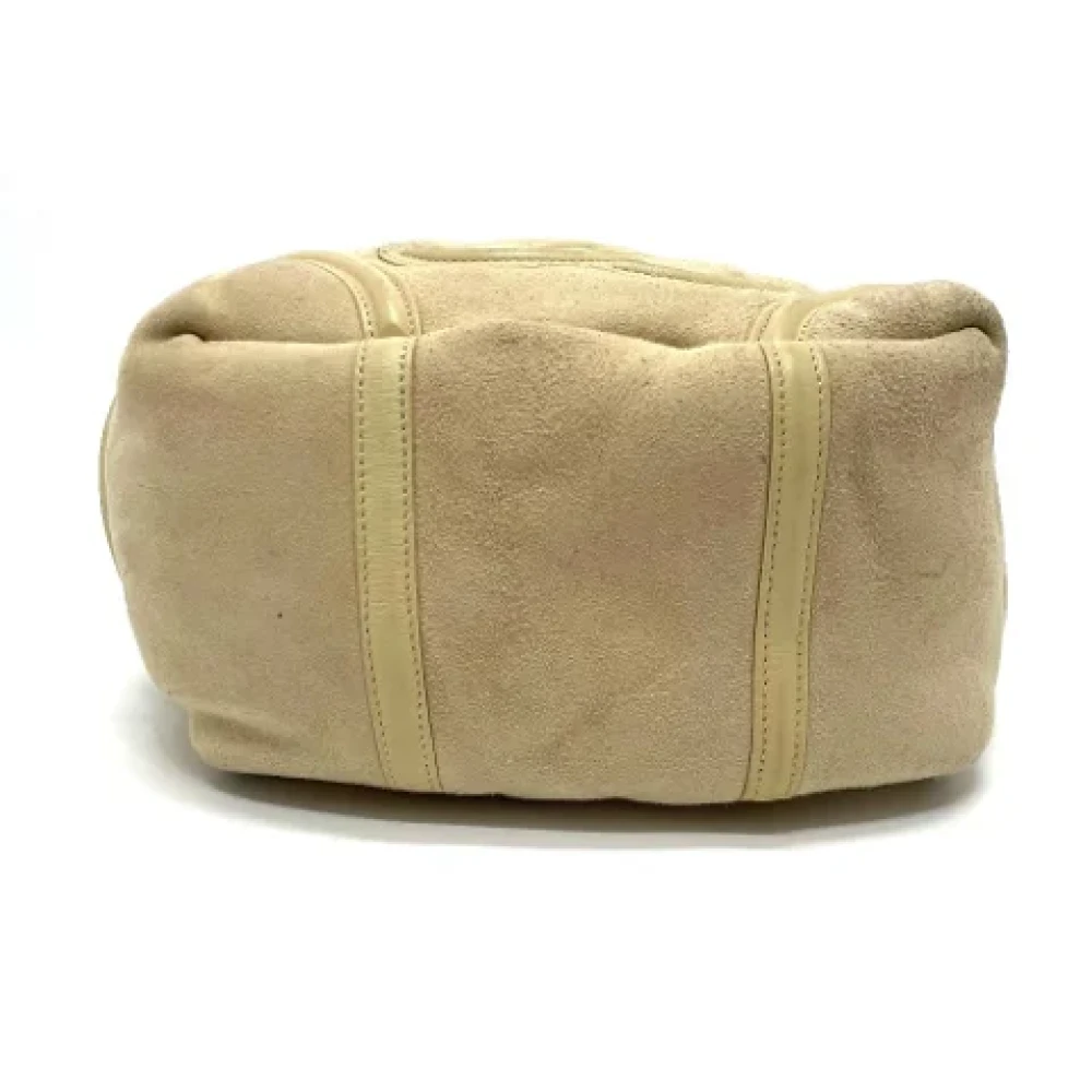 Chanel Vintage Pre-owned Fabric chanel-bags Brown Dames