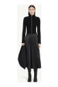 jupe-midi-noire-a-plis