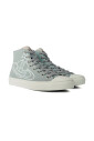 pearl-grey-high-top-sneakers-logo
