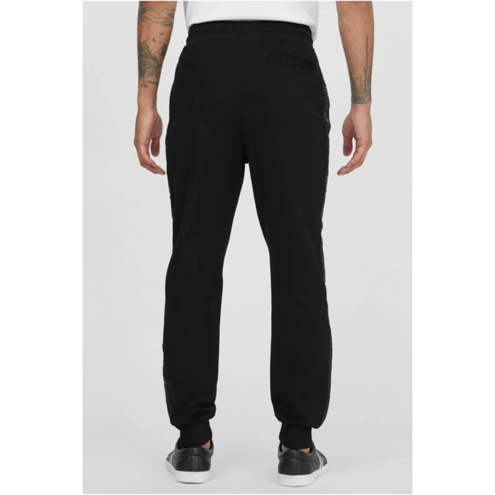 Guess Joggingbroek Zwart patch logo Black Heren