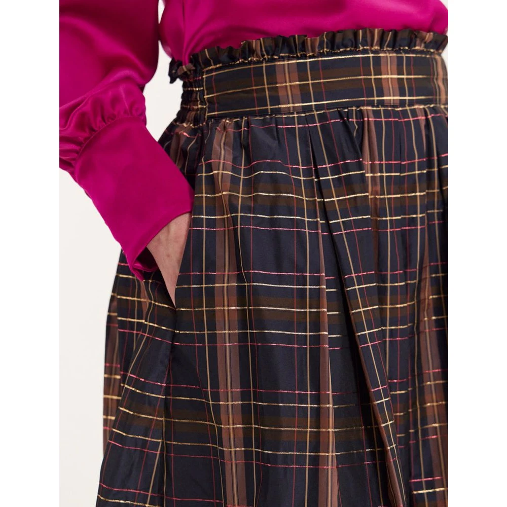 Ines De La Fressange Paris Héloïse geruite rok Multicolor Dames