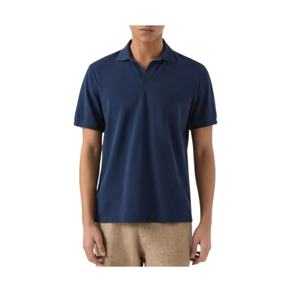 Mc2 Saint Barth Blue Polo Shirts, Male, L, Charles Polo Shirt