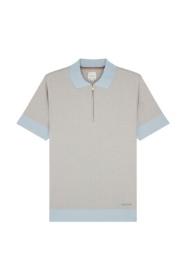 contrasting-knitted-zip-polo-shirt-beige