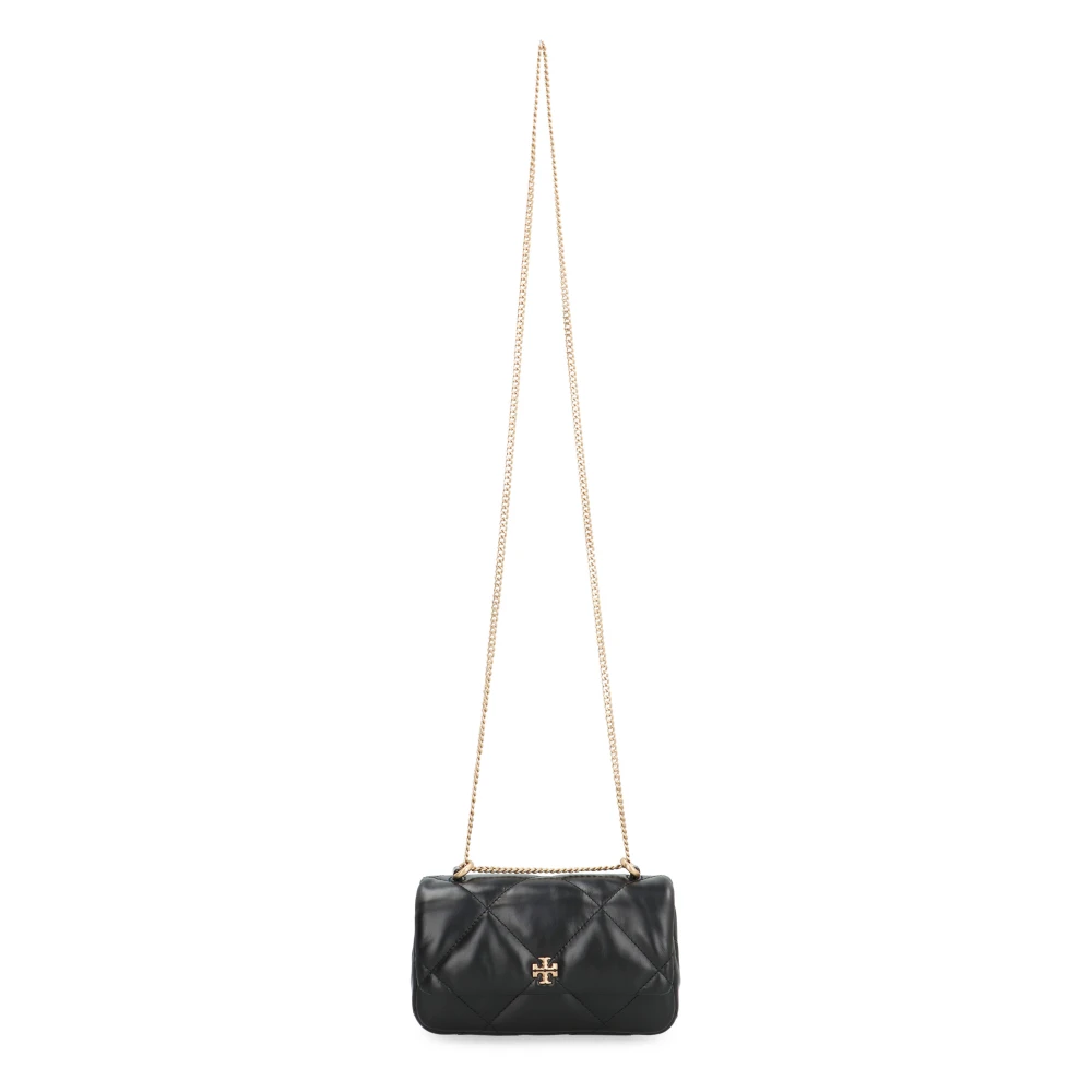 TORY BURCH Gewatteerde Leren Mini Schoudertas Black Dames