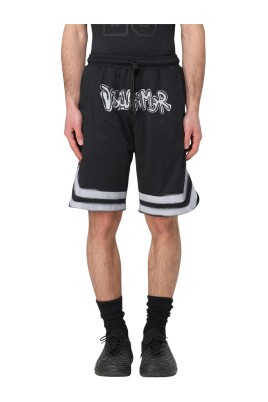 graffiti-print-casual-mens-shorts