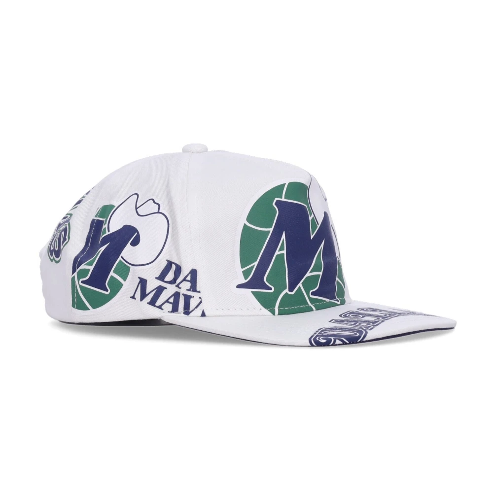 Mitchell & Ness NBA Dallas Mavericks Platklep Pet White Heren