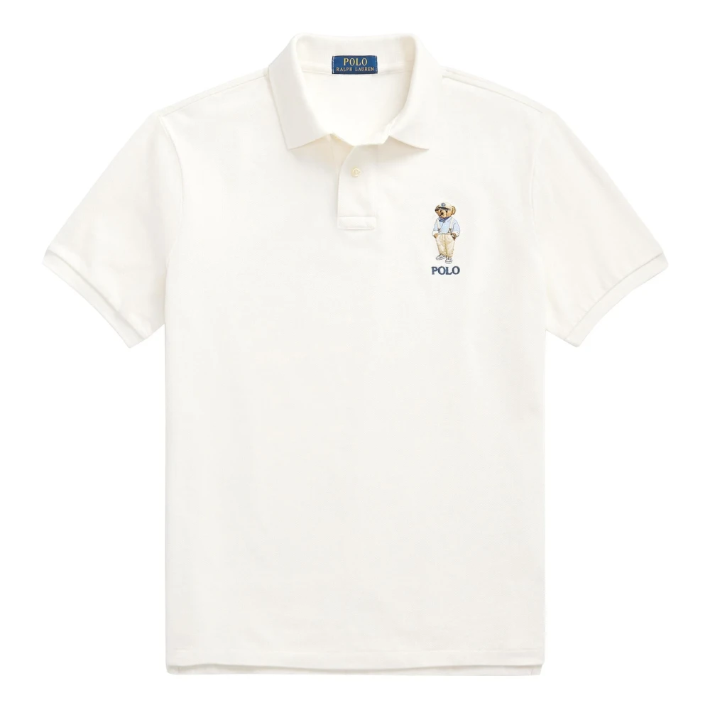 Polo Ralph Lauren Casual Wit Kortemouw Poloshirt White Heren