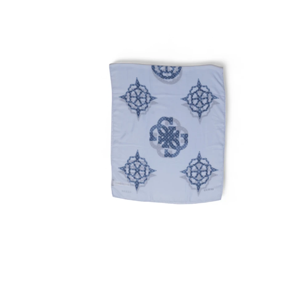 Guess Peony Pashmina Herfst Winter Collectie Blue Dames