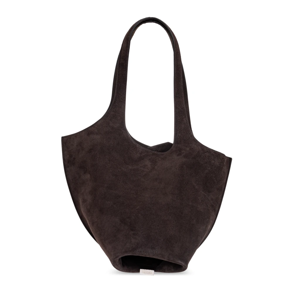 The Attico Women's Brown La Scoop Medium Shopper Bag