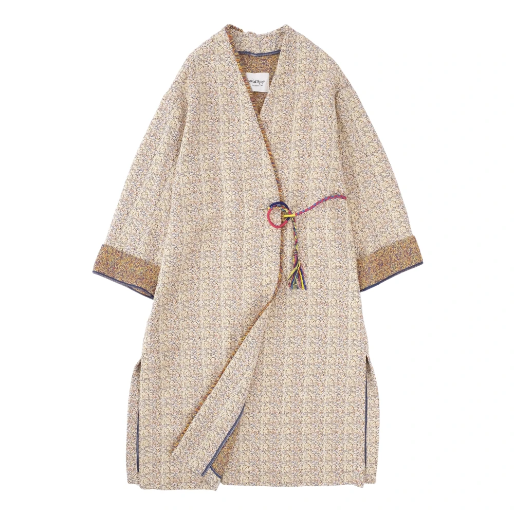 Ottod'Ame Luxe Italiaanse kimono kaftan Multicolor Dames