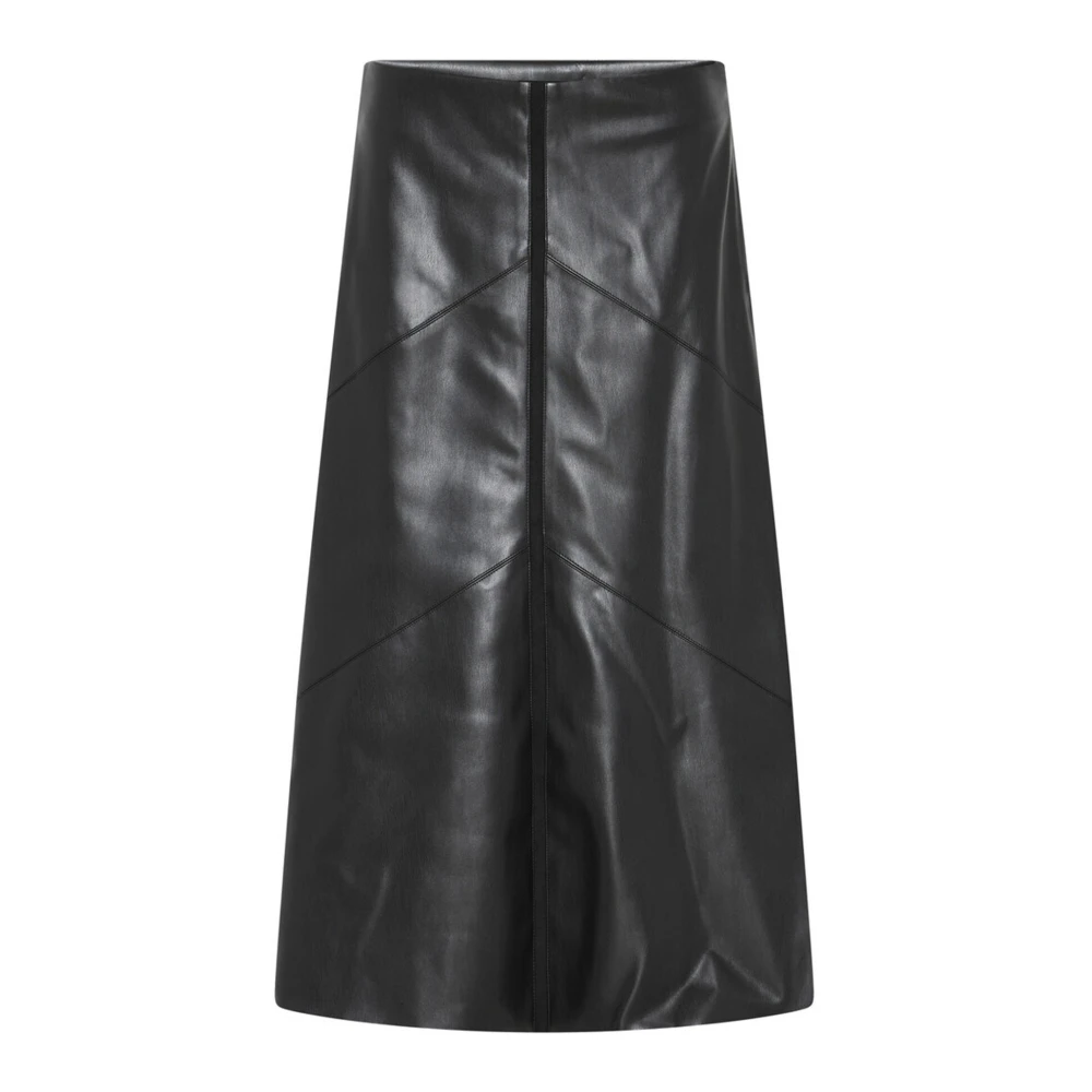 Bruuns Bazaar Women's Black Midi Skirts, Xs, Veganibbeleen Skirt