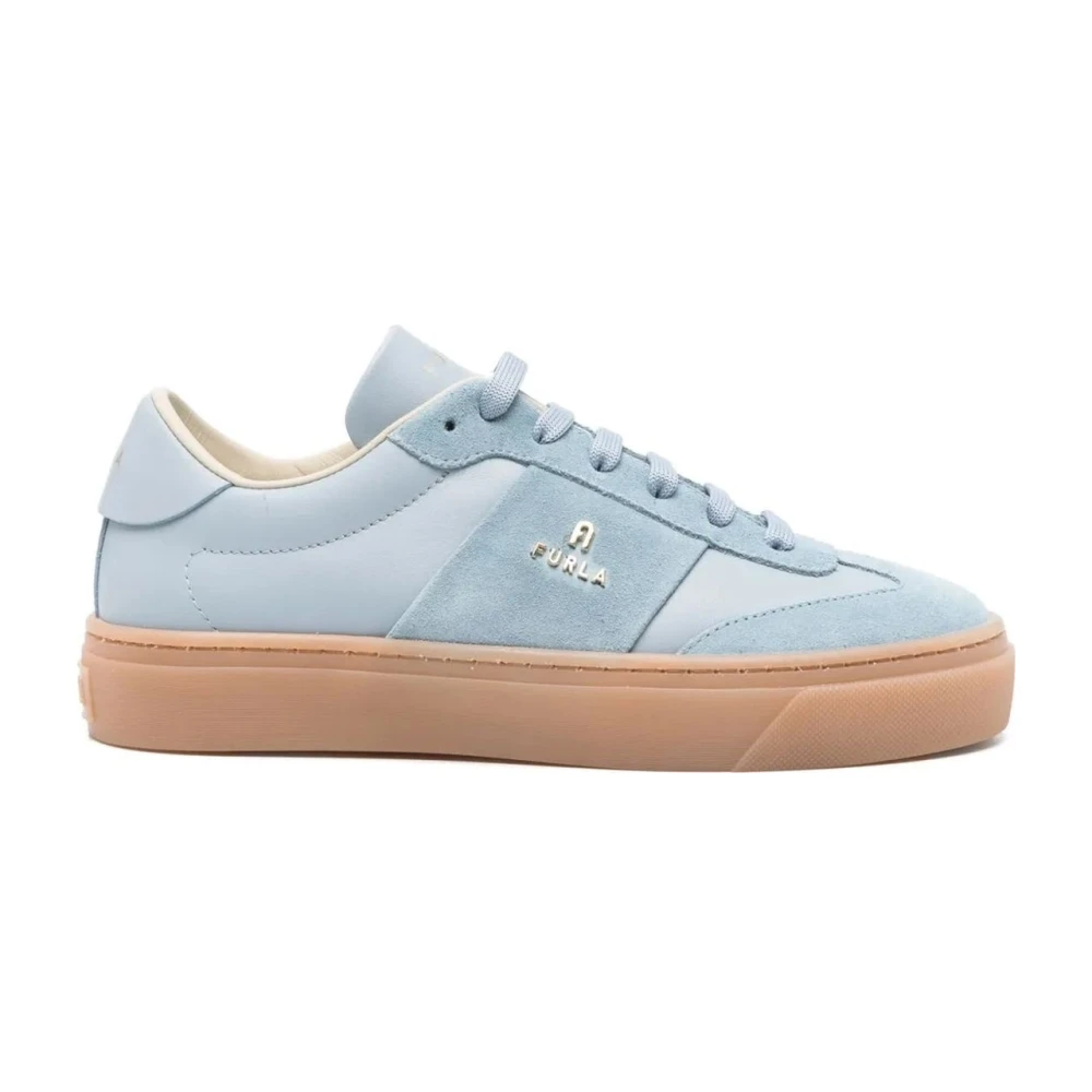 Furla Enjoy Laceup Sneaker Dames Schoenen Blauw