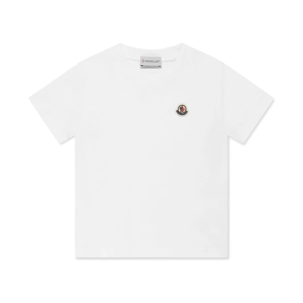 Moncler Barn Vit T-shirt SS White, Pojke