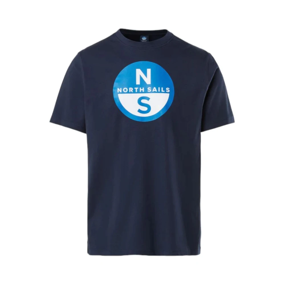 North Sails Korte Mouw T-shirt Blue Heren