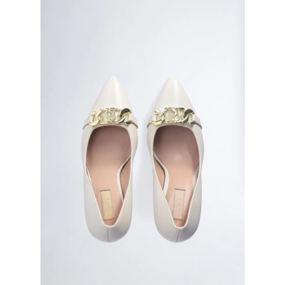 Liu Jo Ivory Leren Pumps Beige Dames