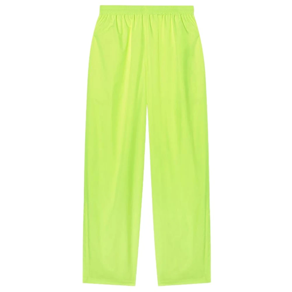 Balenciaga Fluorescerend Gele Technische Poplin Trainingsbroek Yellow Heren