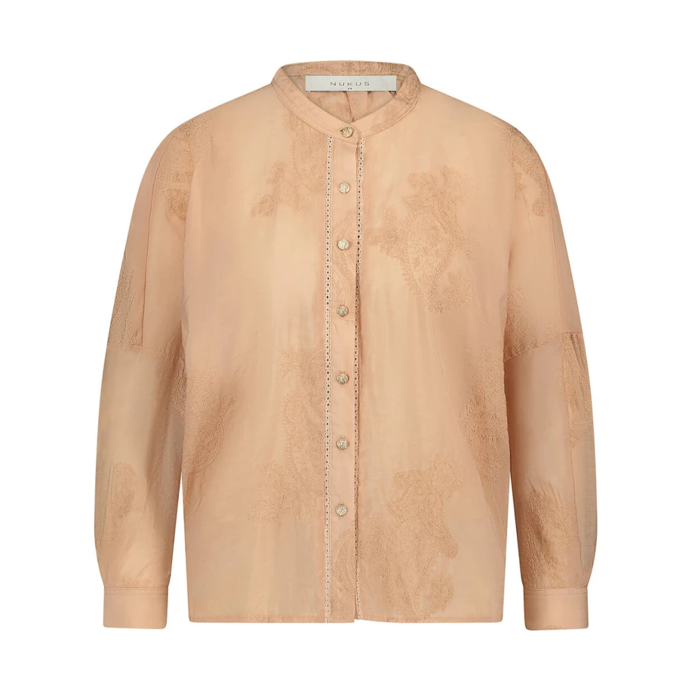 Nukus Geborduurde Rosan Blouse Pink Dames