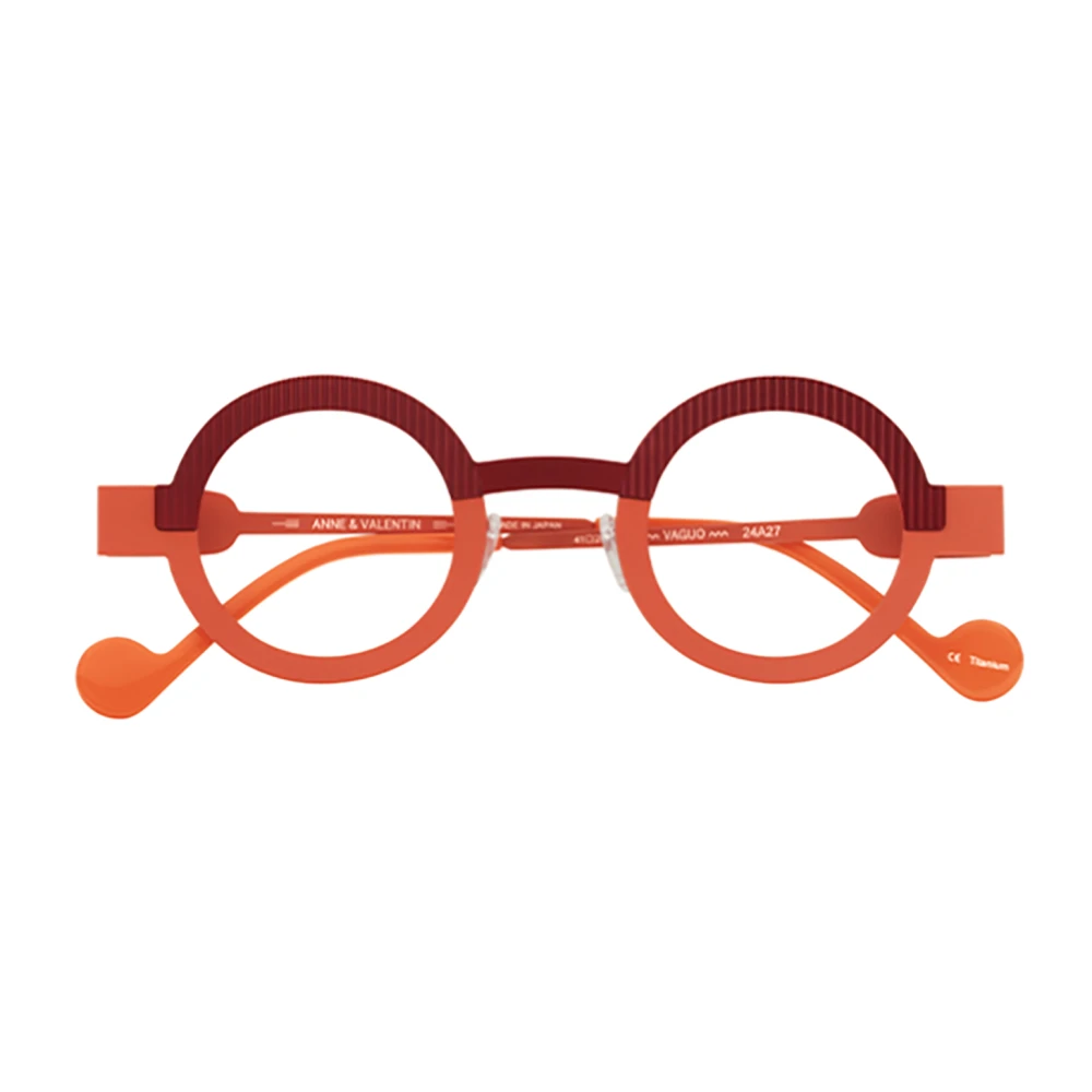 Anne & Valentin Stijlvolle Bril voor Moderne Look Orange Dames