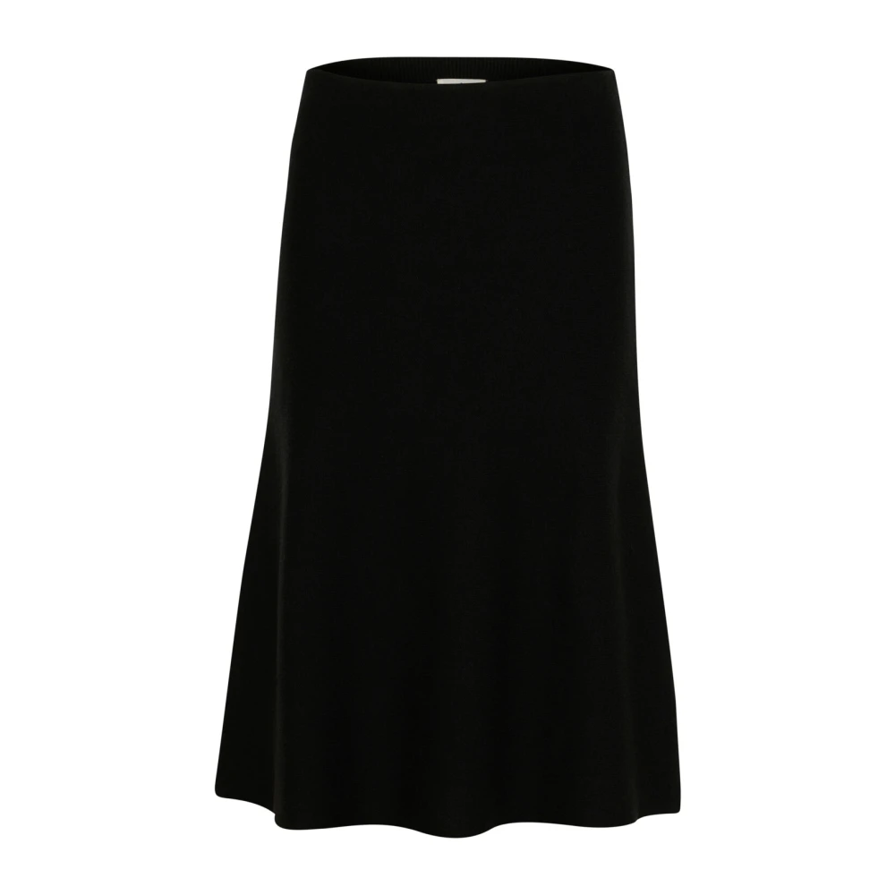 Soaked in Luxury Vrouwelijke Zwarte Rok Slspina Stijl Black Dames