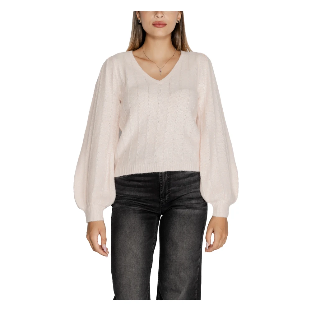 Guess Gestructureerde trui Herfst Winter collectie Pink Dames