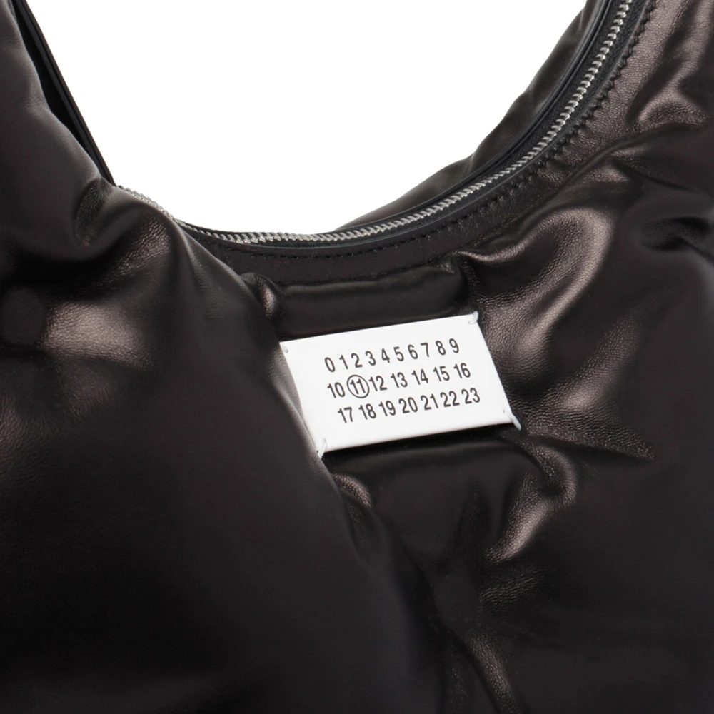 Maison Margiela Glam Slam Schoudertas in Zwart Black Dames