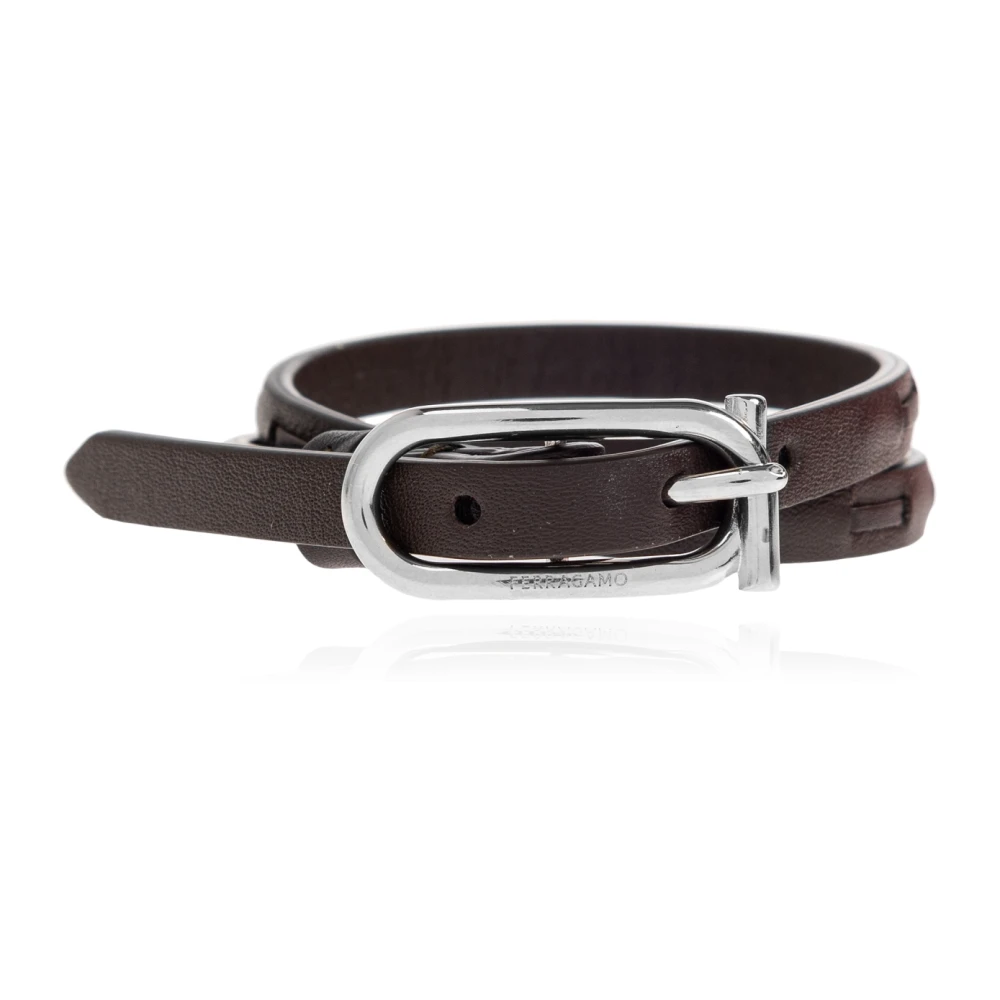 Ferragamo Uomo Marrone Accessori, Taglia Unica, New,
