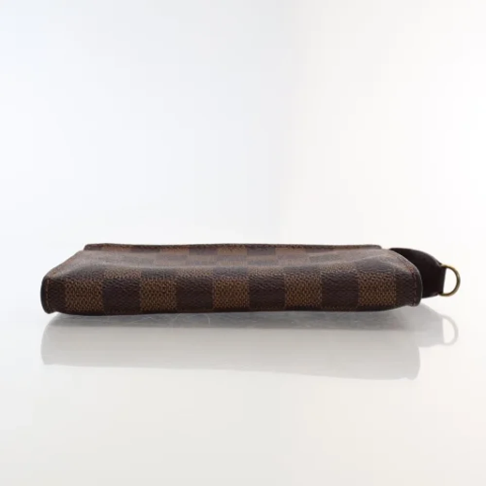 Louis Vuitton Vintage Pre-owned Coated canvas wallets Brown Dames