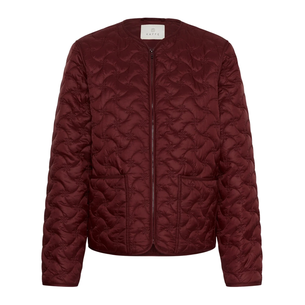 Kaffe - Kacoraline Jacke - Jackets - Damen - Rot - M - Bild 3