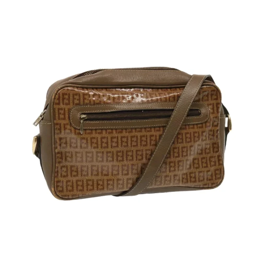 Fendi Vintage Pre-owned Canvas fendi-bags Beige Dames