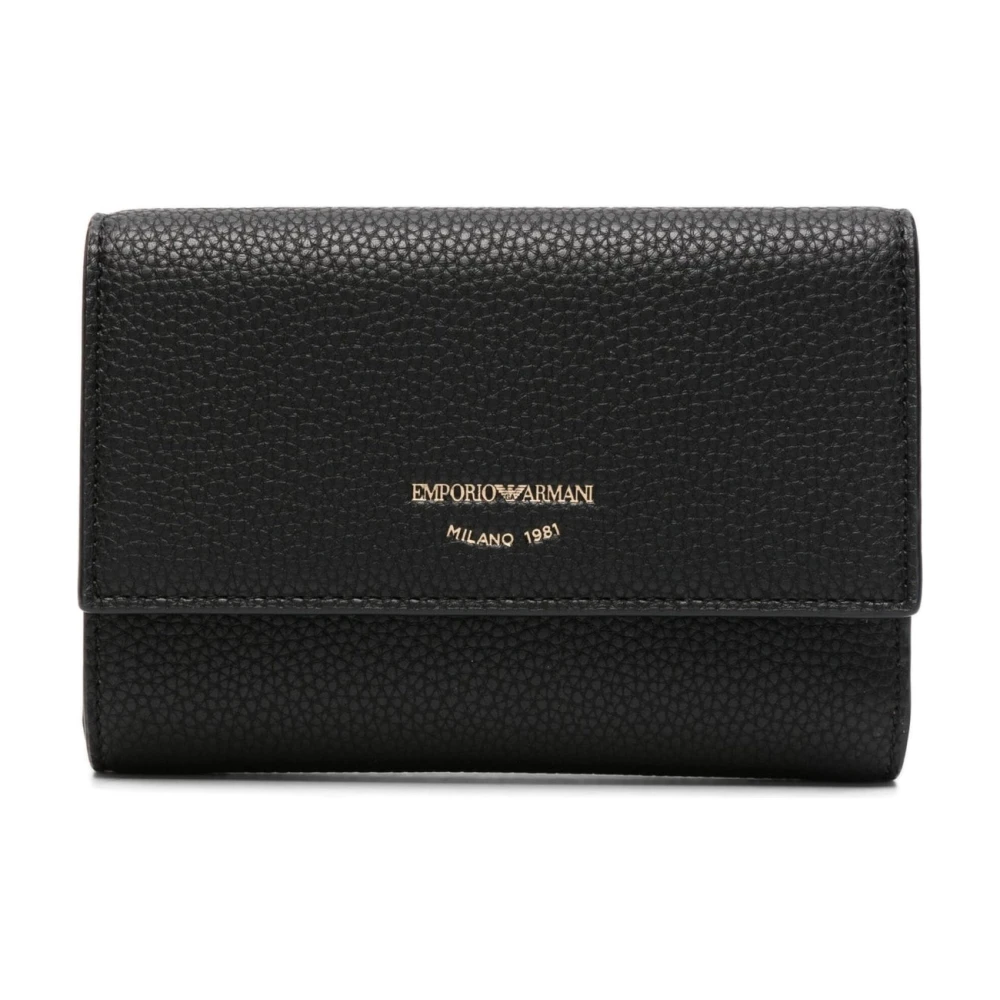 Emporio Armani Women's Black Wallets & Cardholders, One Size, Casual Wallet With Cardholder