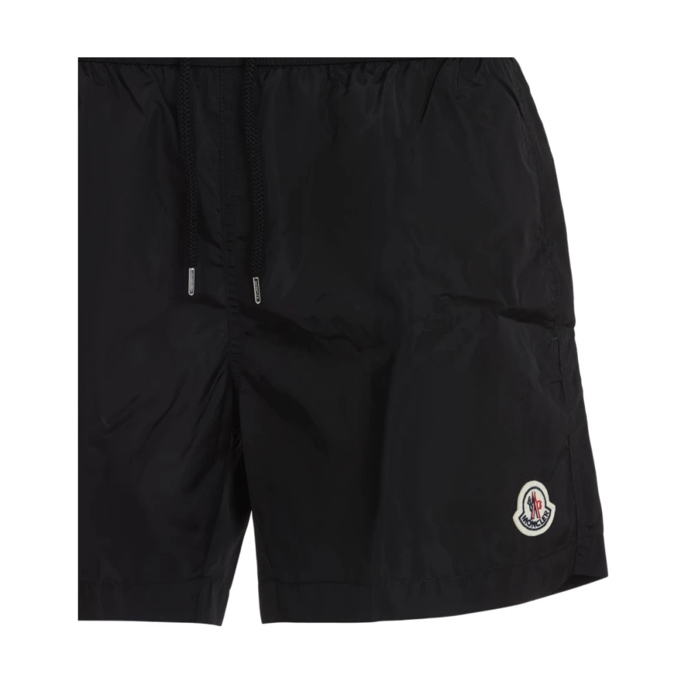 Moncler Zwarte zwemkleding voor mannen Ss25 Black Heren
