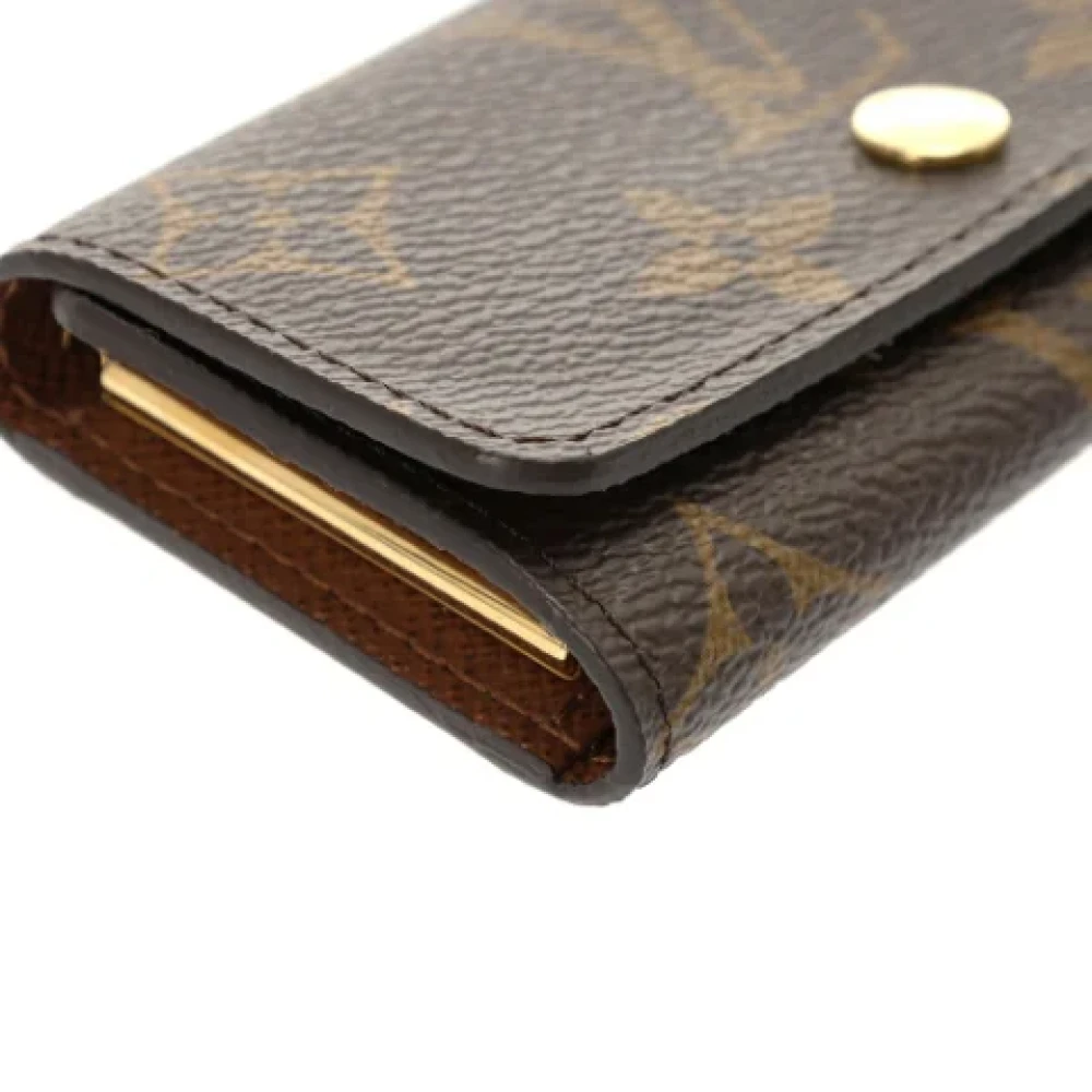Louis Vuitton Vintage Pre-owned Fabric key-holders Brown Dames