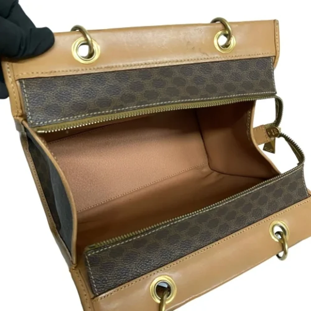 Celine Vintage Pre-owned Leather celine-bags Brown Dames