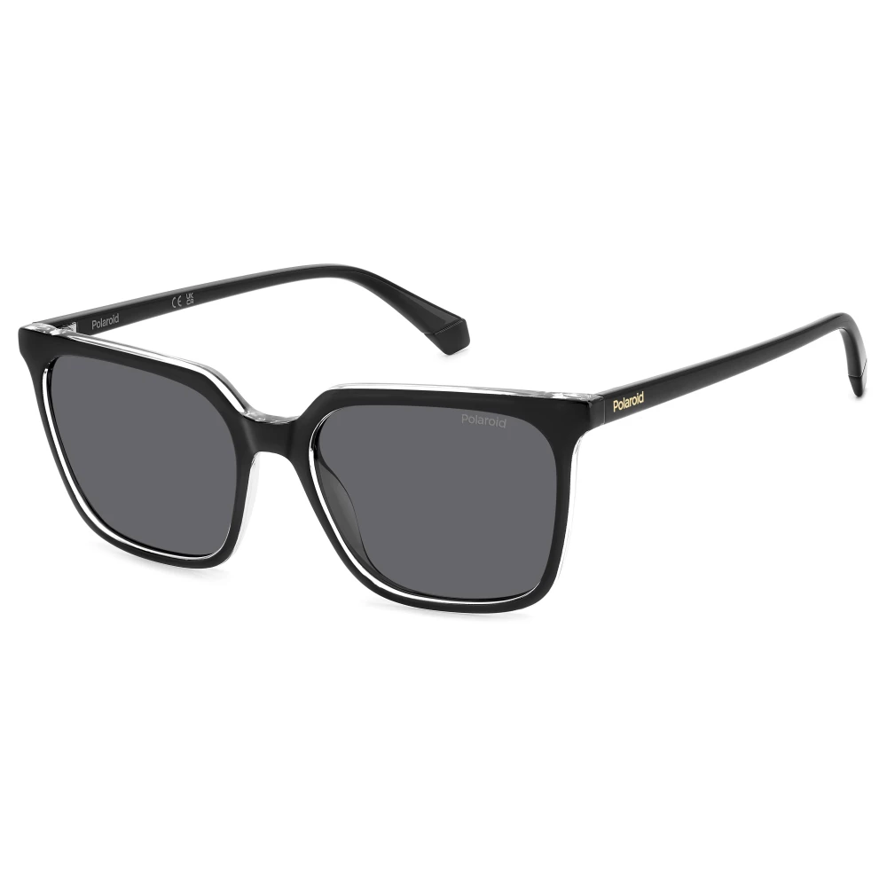 Polaroid Women's Black Grey Polarized Sunglasses