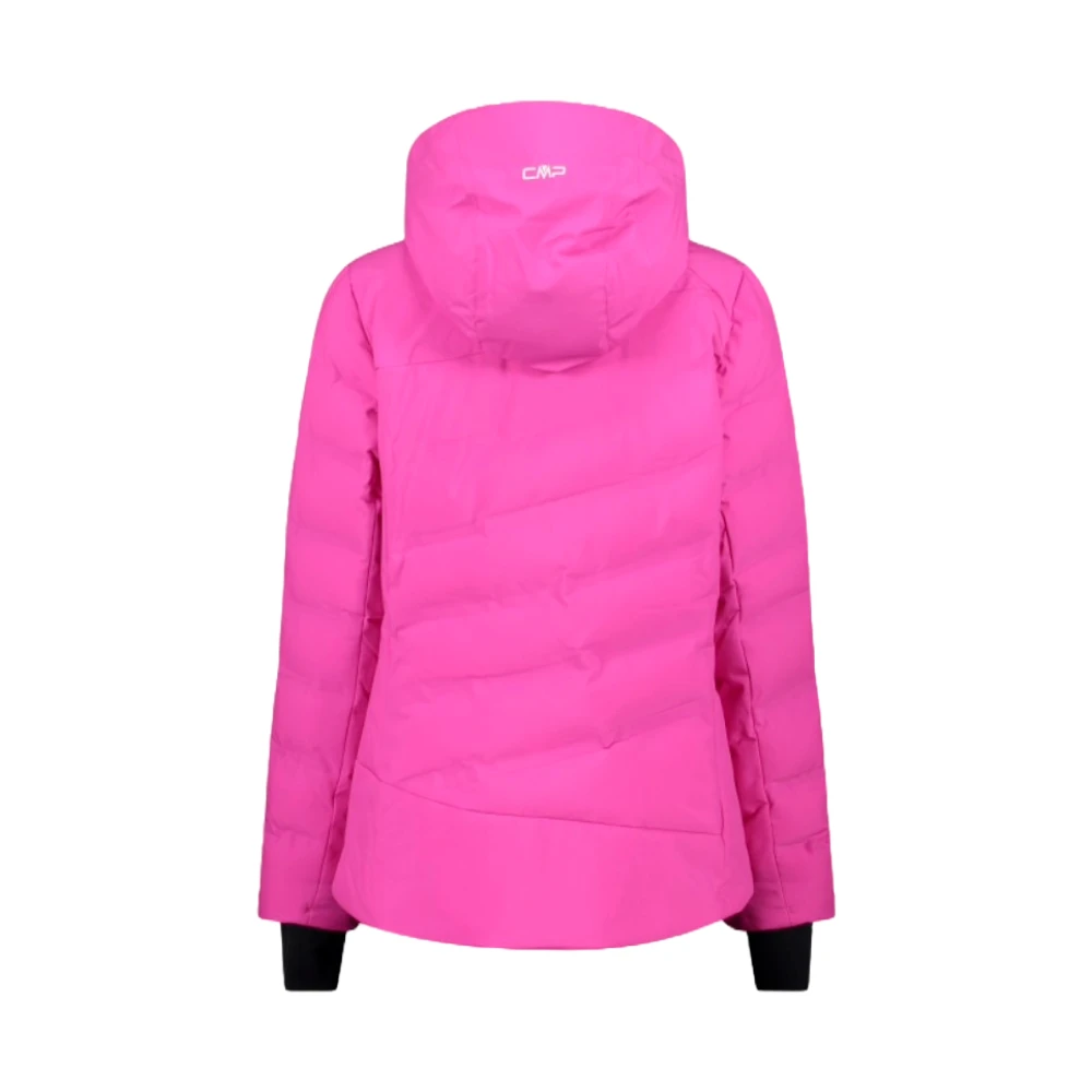 CMP Rode Winterjas High-Loft Capuchon Pink Dames