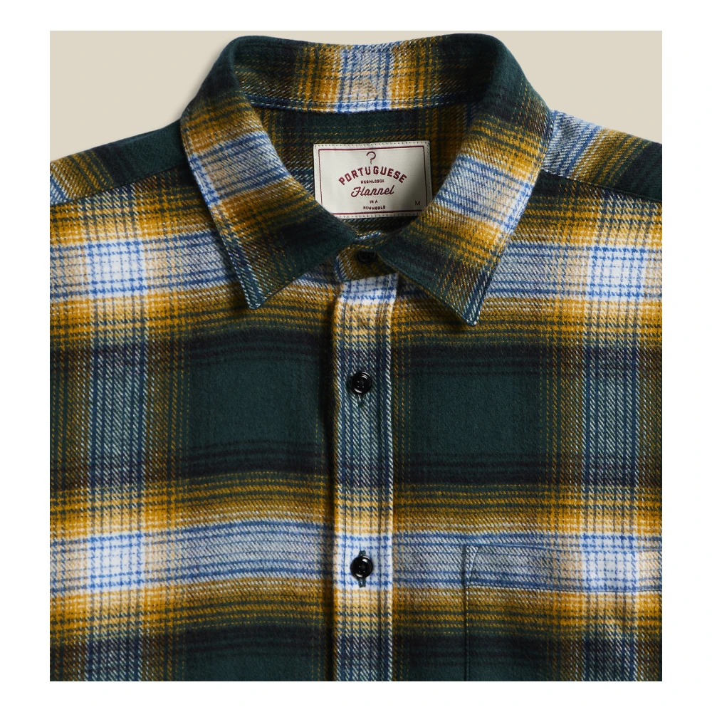 Portuguese Flannel Moderne Geruite Overhemd Multicolor Heren