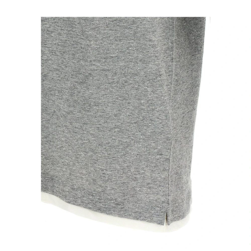 BRUNELLO CUCINELLI Stijlvolle T-shirts en Polos Gray Heren