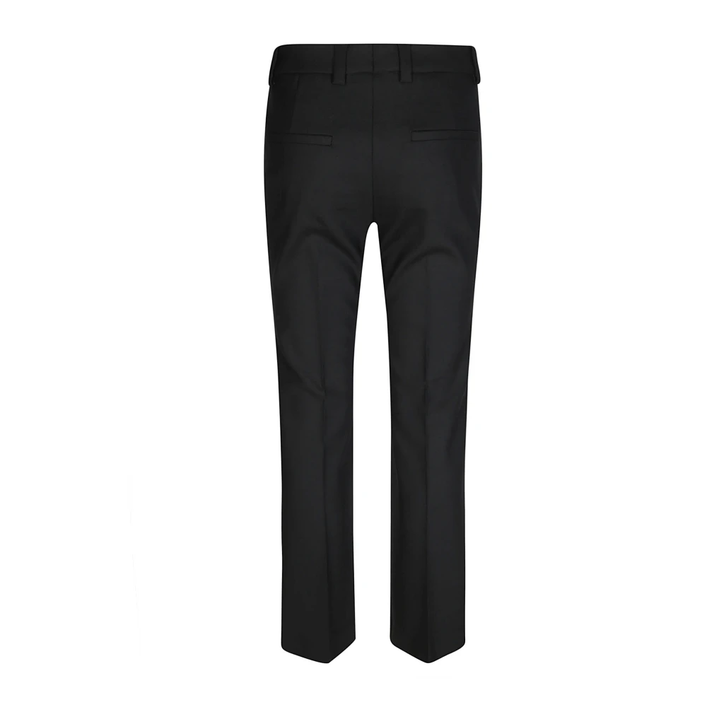 Incotex Flared Bistretch Broek Black Dames
