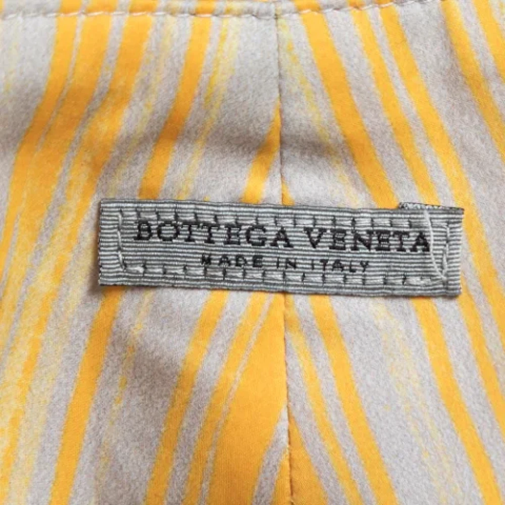 Bottega Veneta Vintage Pre-owned Satin bottoms Yellow Dames