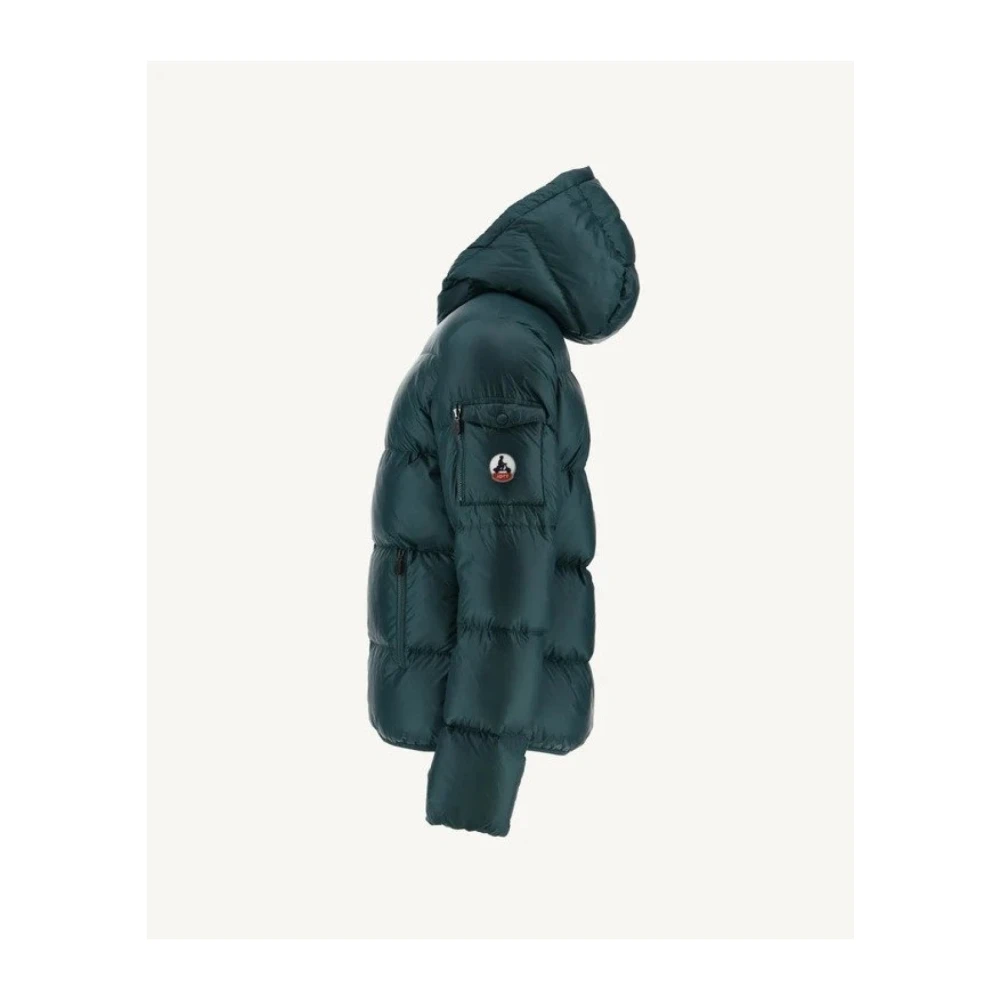 Jott Warme Winterjas Groene Hooded Stijl Green Heren