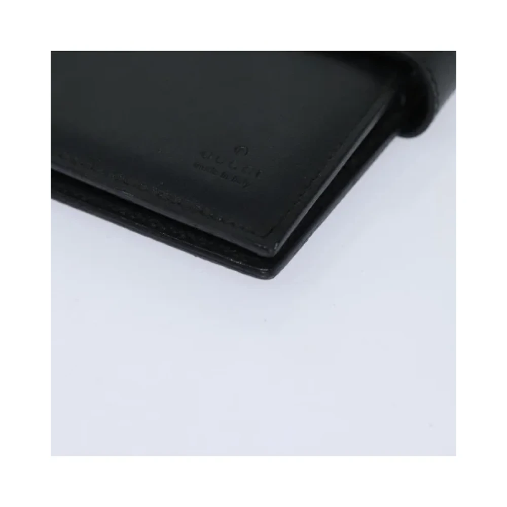 Gucci Vintage Pre-owned Leather home-office Black Dames