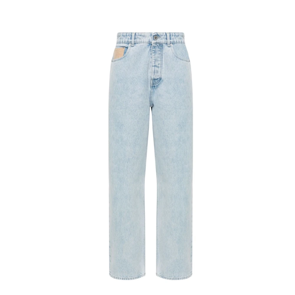 Drole de Monsieur Lichtblauwe Broek Moderne Twist Blue Heren