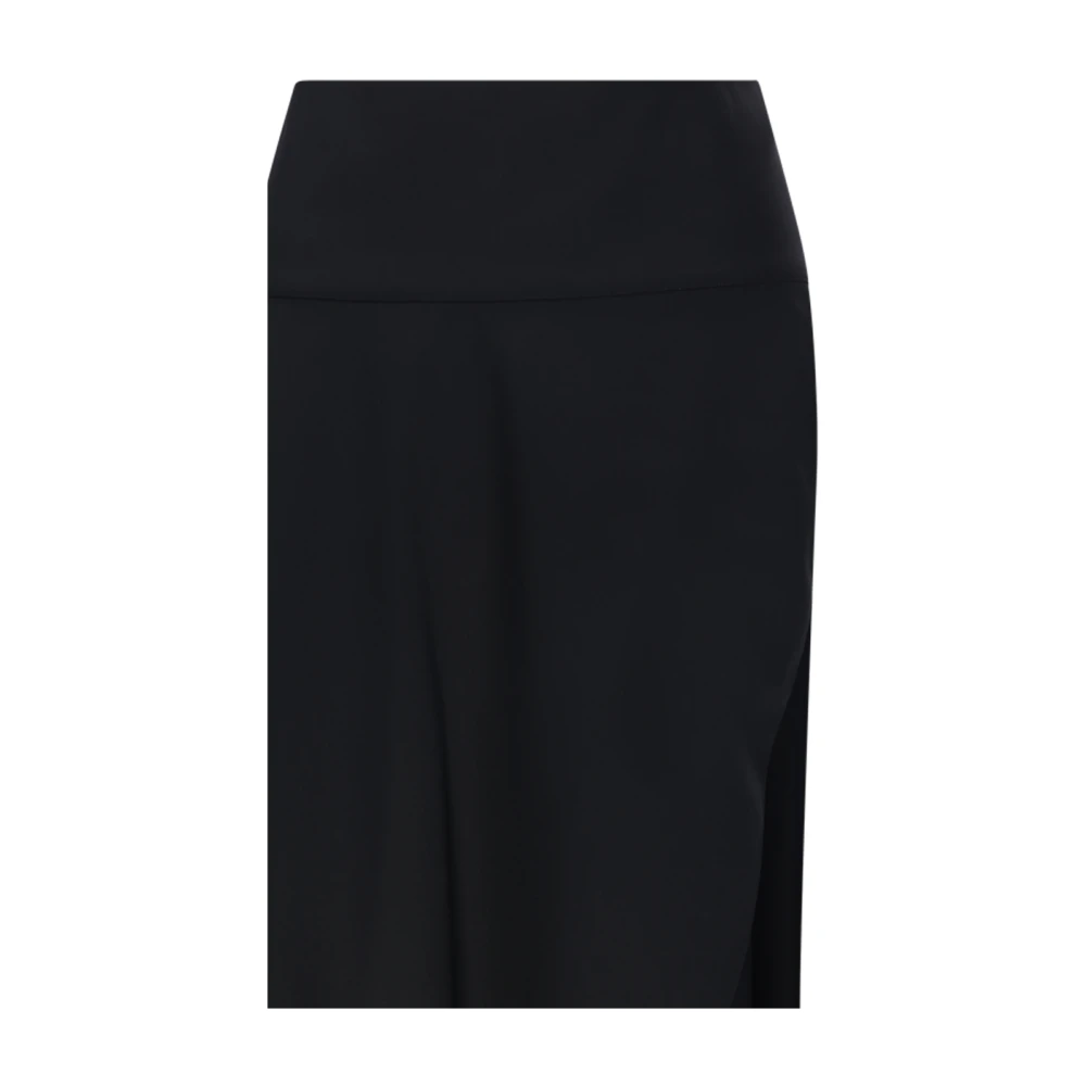 Alaïa Asymmetrische Zwarte Rok Black Dames