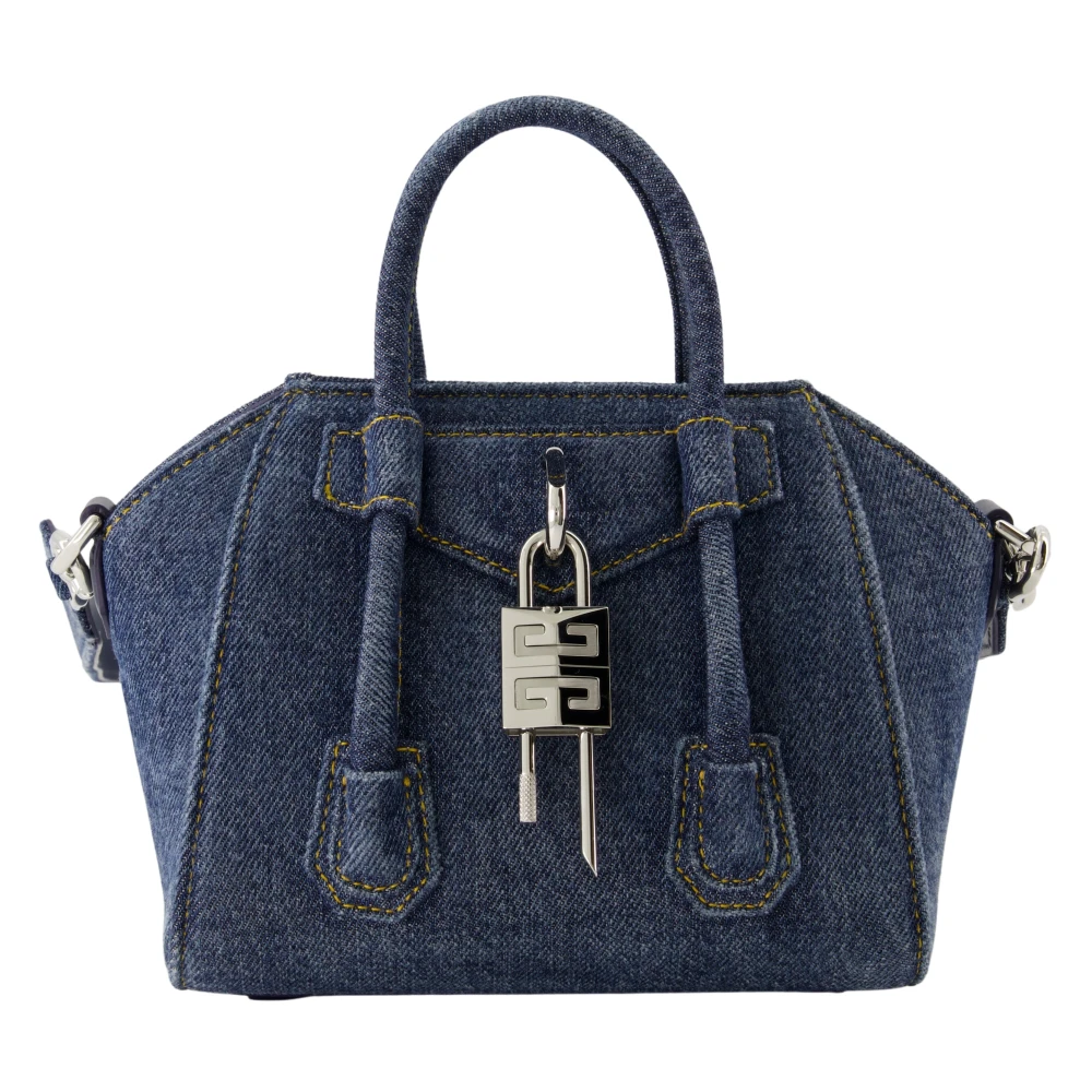 Givenchy Antigona Toy Lock Tas Blue Dames