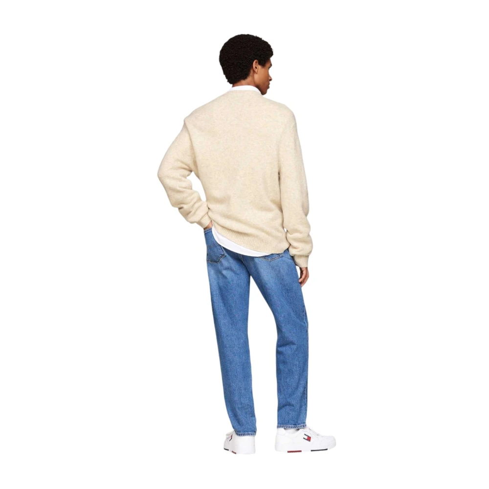 Tommy Jeans Stijlvolle Shirt Beige Heren