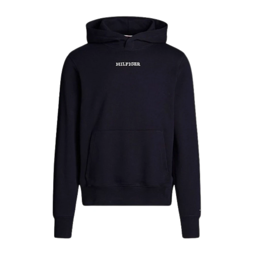 Tommy Hilfiger Heren Monotype Stitching Hoody Blue Heren
