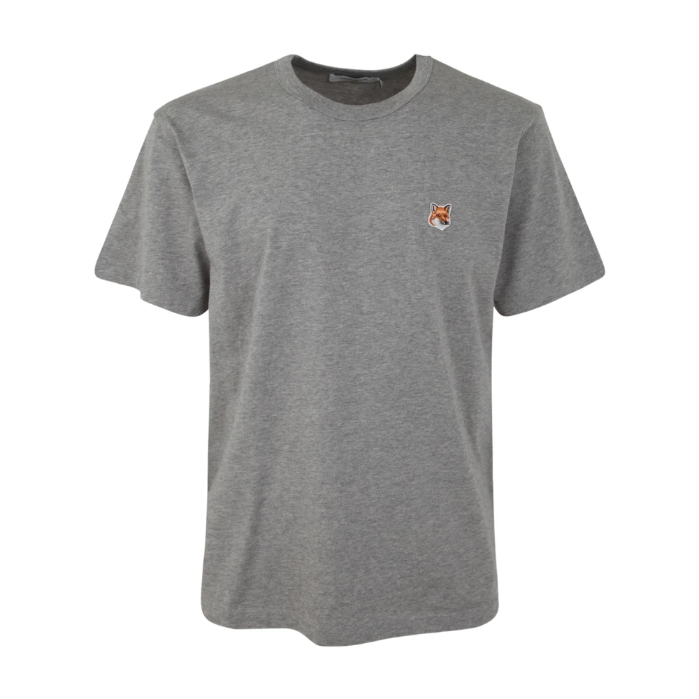 Maison Kitsuné T-Shirts Gray Heren